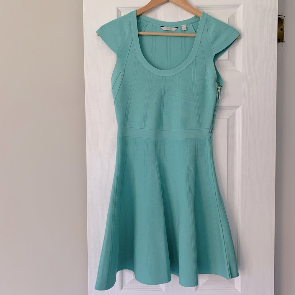 Guess Teal Flowy Dress